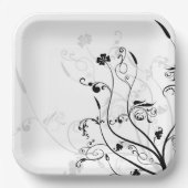 Borden voor bruiloft papieren bordje (Voorkant)