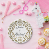 Borden voor bruiloft papieren bordje (Feest)