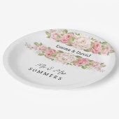 Borden voor bruiloft papieren bordje (Gekanteld)