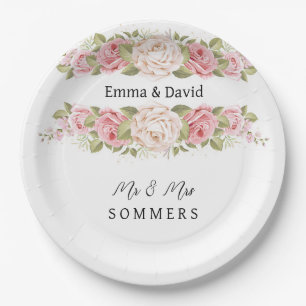 Borden voor bruiloft papieren bordje