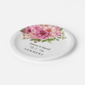 Borden voor bruiloft papieren bordje (Gekanteld)