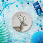 Borden voor  buck Deer Paper Papieren Bordje (Feest)