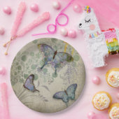 Borden voor butterfly-tuinpapier papieren bordje (Feest)