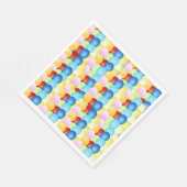 Borden voor Cheerful Balloons Celebration Paper Servet (Hoek)