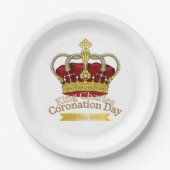 Borden voor coronair daggewas papieren bordje (Voorkant)