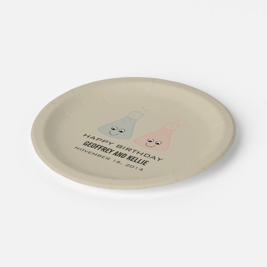 Borden voor crèmebladerend vogeldagpapier papieren bordje (Gekanteld)