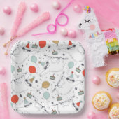 Borden voor crèmebladerendag papieren bordje (Feest)