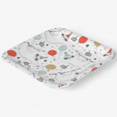 Borden voor crèmebladerendag papieren bordje (Gebogen)