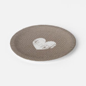 Borden voor crèmepapier voor het overlappende land papieren bordje (Gekanteld)