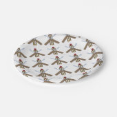 Borden voor cricketpapier papieren bordje (Gekanteld)