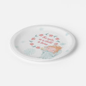 Borden voor Cute Kerstangel Papieren Bordje (Gekanteld)