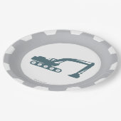 Borden voor de bouwpartij papieren bordje (Gekanteld)