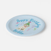 Borden voor de Grote Pyreneeën van Birthday Party Papieren Bordje (Gekanteld)