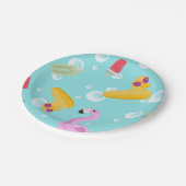 Borden voor de zomer papieren bordje (Gekanteld)