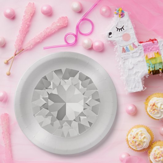 Borden voor diamantpapier papieren bordje (Feest)