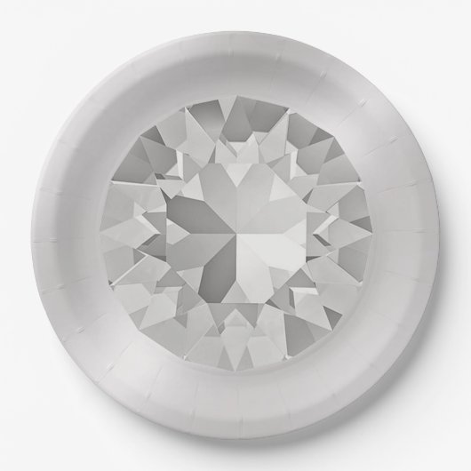 Borden voor diamantpapier papieren bordje (Voorkant)