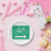 Borden voor draairichting pijlpapier papieren bordje (Feest)