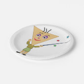 Borden voor driehoekig hoofdtekenpapier papieren bordje (Gekanteld)