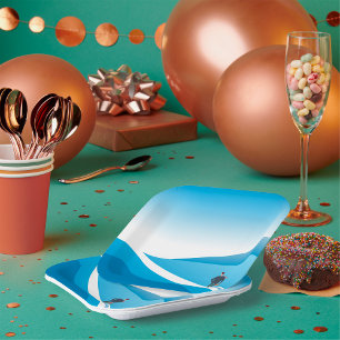 Borden voor een blauwgroenboek over reizen papieren bordje