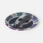 Borden voor gasmaskerpapier papieren bordje (Gekanteld)