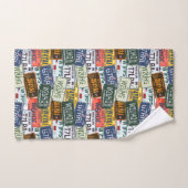 Borden voor geassorteerde autorisaties bad handdoek (Handdoek)