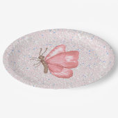 Borden voor gebilderd vlinderdpapier papieren bordje (Gekanteld)