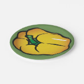 Borden voor geel papier papieren bordje (Gekanteld)