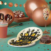 Borden voor gehakt huis en motorpapier papieren bordje