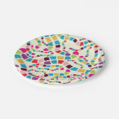 Borden voor gekleurd Wormpapier Papieren Bordje (Gekanteld)