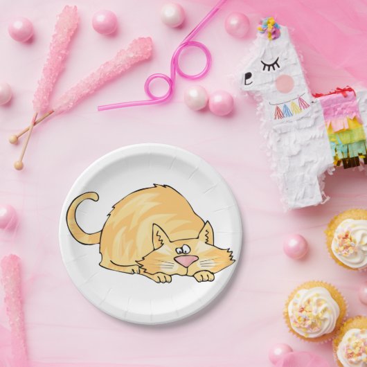 Borden voor gemberkattenpapier papieren bordje (Feest)