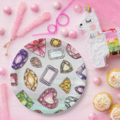 Borden voor gemstone Design Paper Papieren Bordje (Feest)