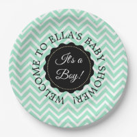 Borden voor gepersonaliseerd Baby shower Sage Chev