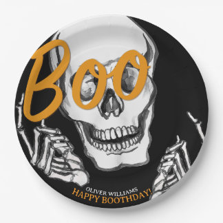 Borden voor gepersonaliseerd halloween papier papieren bordje