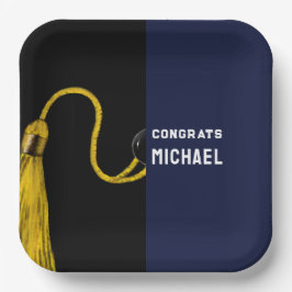 Borden voor gepersonaliseerde Graduation Party Papieren Bordje