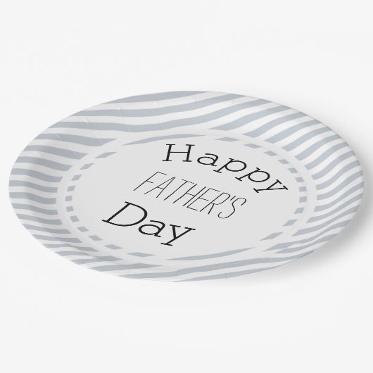 Borden voor gestripte Vaderdag Papieren Bordje (Gekanteld)
