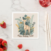 Borden voor giraferpapier met klauw servet (Insitu)