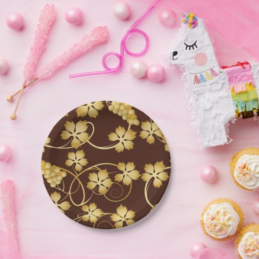 Borden voor grafisch achtergrondpapier papieren bordje (Feest)
