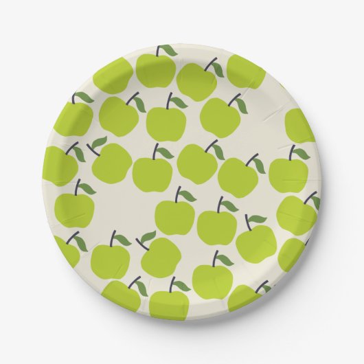 Borden voor groen Apple-papier Papieren Bordje (Voorkant)
