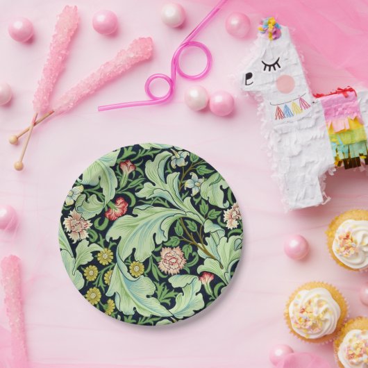 Borden voor groenboek over acanthus papieren bordje (Feest)