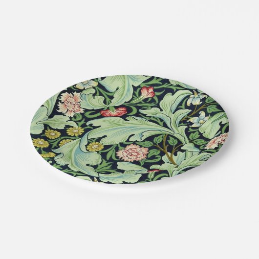 Borden voor groenboek over acanthus papieren bordje (Gekanteld)