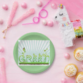 Borden voor groenboek papieren bordje (Feest)