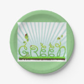 Borden voor groenboek papieren bordje (Voorkant)