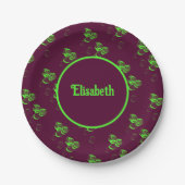 borden voor groenharten papieren bordje (Voorkant)