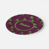 borden voor groenharten papieren bordje (Gekanteld)