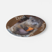 Borden voor grondhog-dagpapier papieren bordje (Gekanteld)