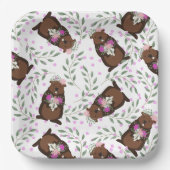 Borden voor grondhog-dagpapier papieren bordje (Voorkant)