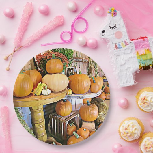 Borden voor hakdoekjes voor beeldscherm papieren bordje (Feest)