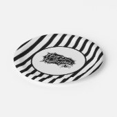 Borden voor hakpapier papieren bordje (Gekanteld)