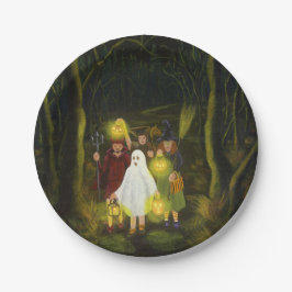 Borden voor hakpapier papieren bordje