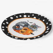 Borden voor hakpapier papieren bordje (Gekanteld)